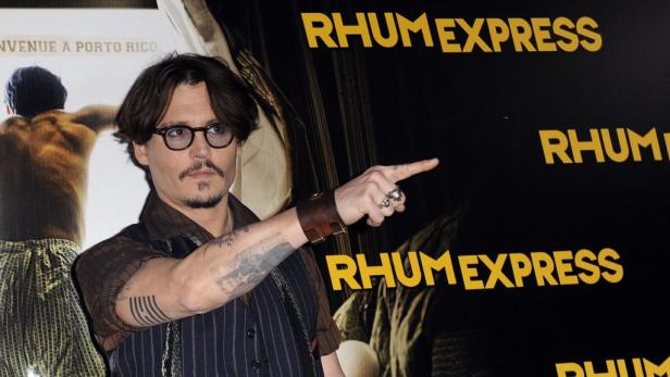 Johnny Depp bei der Premiere von „The Rum Diary“.