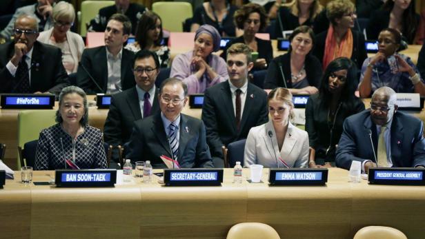 USA UNITED NATIONS Nacktbild-Drohung gegen Emma Watson