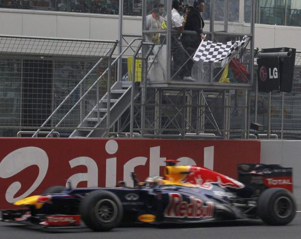 Vettel gewinnt Indien-GP