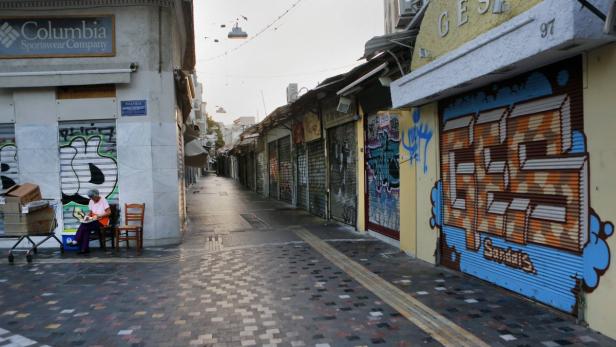Gespenstisch: Streiks und Demos in Athen