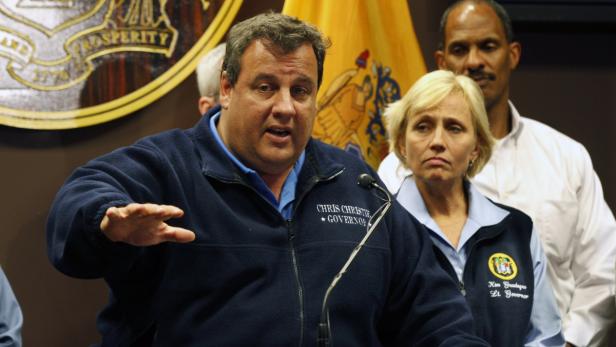 Chris Christie, eigentlich Republikaner, neuerdings Präsidenten-Fan.