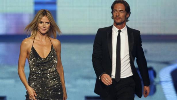 Heidi Klum und ihr Ehemann Tom Kaulitz auf einer Veranstaltung.