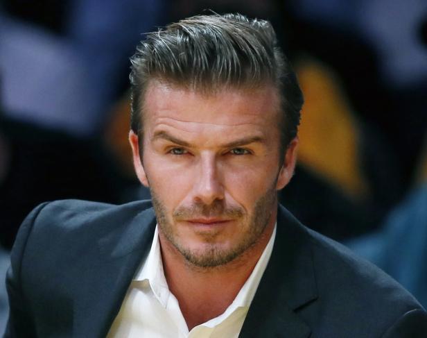 Beckhams und andere Stars beim Basketball