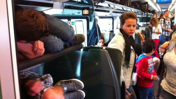 Übelkeit in Zug: 170 Euro für Rast
