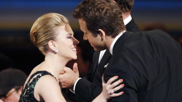 Scarlett Johansson und Ryan Reynolds bei einer Veranstaltung.