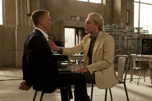 Szene mit Daniel Craig und Javier Bardem in dem Film „Skyfall“.