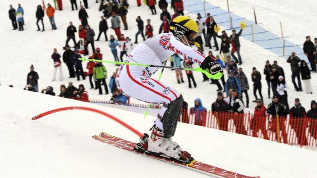 Spannung und Aufregung im Kitz-Slalom