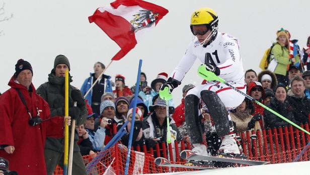 Spannung und Aufregung im Kitz-Slalom