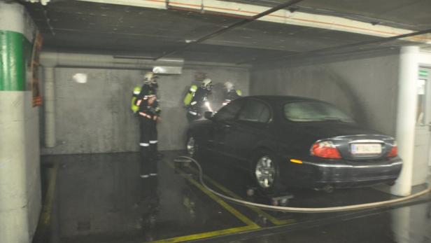 Helmut Werners Auto ausgebrannt
