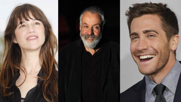 Porträts von Sophie Marceau, Emir Kusturica und Jake Gyllenhaal nebeneinander.