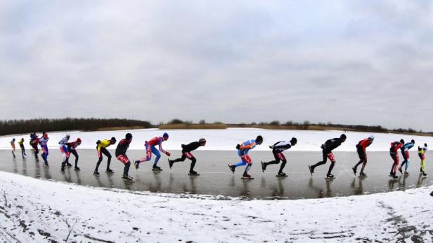 200 Kilometer auf Schlittschuhen