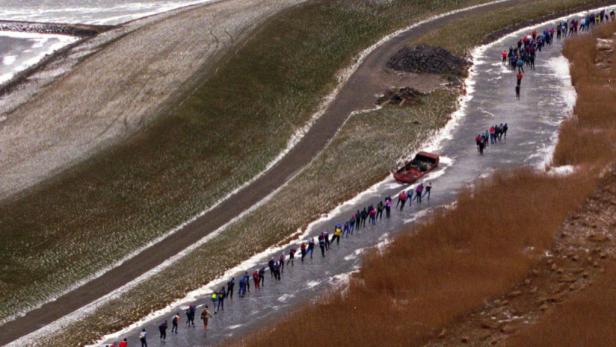 200 Kilometer auf Schlittschuhen