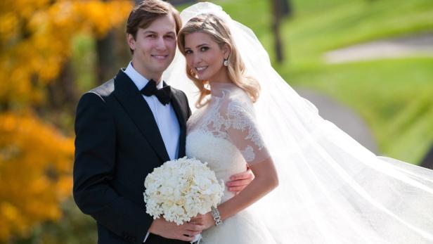 Ivanka Trump und Jared Kushner an ihrem Hochzeitstag.