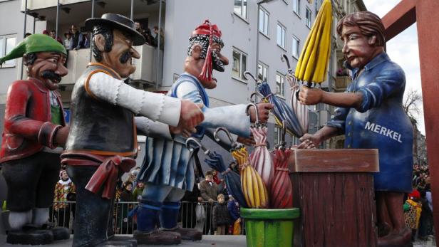 Karneval in Deutschland: Politiker im Fokus