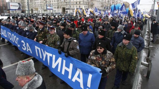 Moskau: 130.000 demonstrieren für Putin