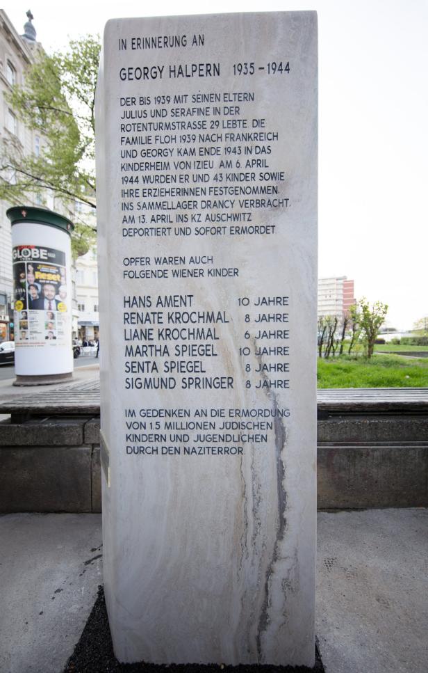 Gedenkstein für ermordete Kinder von Izieu enthüllt