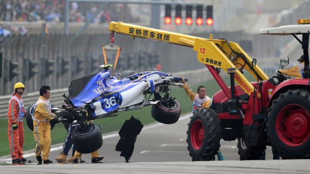 China-GP: Giovinazzi verunfallt im Qualifying