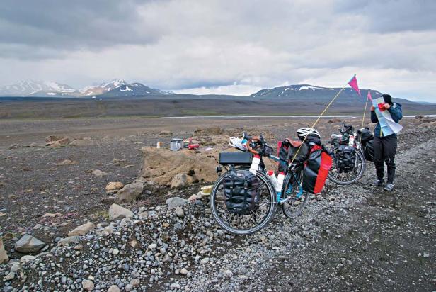 Mit dem Fahrrad auf Hochzeitsreise