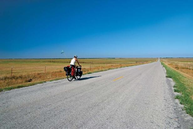 Mit dem Fahrrad auf Hochzeitsreise