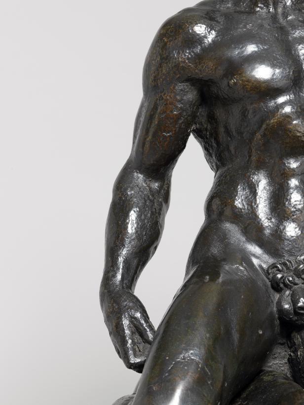 Michelangelos Reiter aus Metall