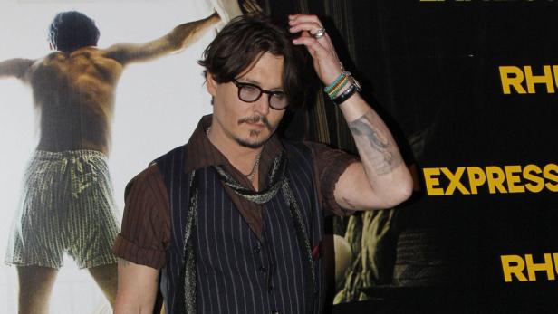 Johnny Depp bei einer Veranstaltung für „The Rum Diary“.