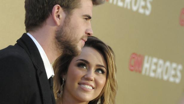 Miley Cyrus und Liam Hemsworth bei einer Veranstaltung von CNN Heroes.