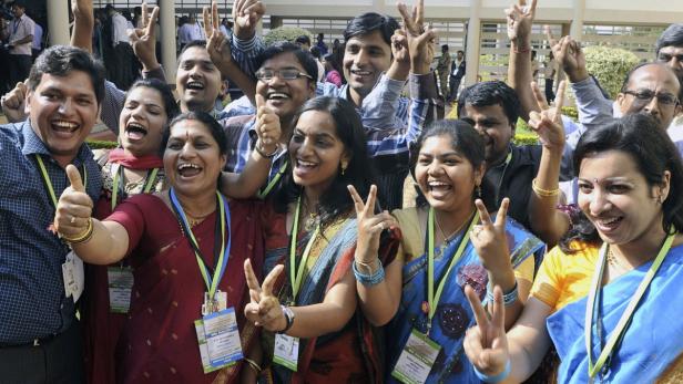 Indien jubelt: Sonde erreichte Mars-Orbit