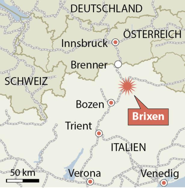 Zugsunglück in Südtirol fordert zwei Tote