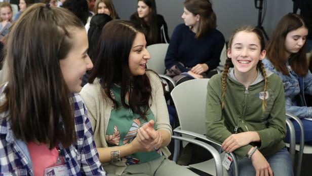 Girls' Day: Der Vizekanzler und die Fragen des Universums