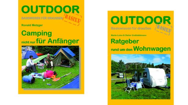 Buchcover zum Thema Camping und Ratgeber rund um den Wohnwagen.