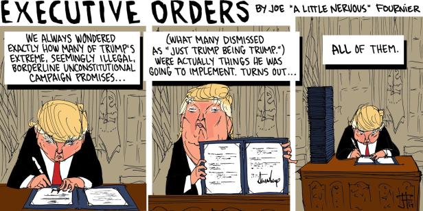 Die besten Trump-Karikaturen