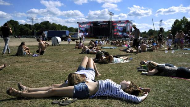 Ein Blick auf das Sziget-Festival 2011