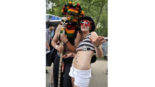 Ein Blick auf das Sziget-Festival 2011