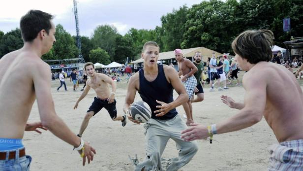 Ein Blick auf das Sziget-Festival 2011