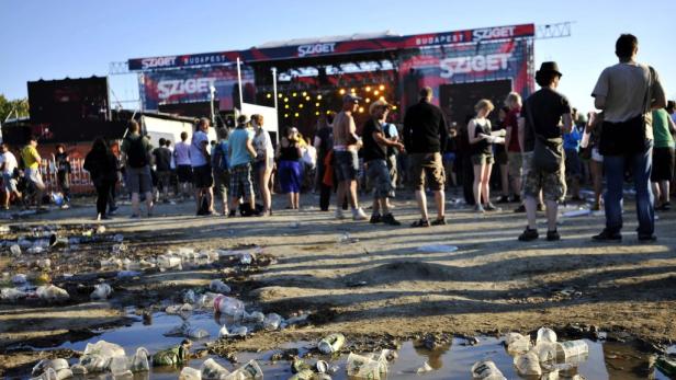 Ein Blick auf das Sziget-Festival 2011