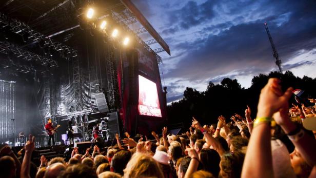 Ein Blick auf das Sziget-Festival 2011