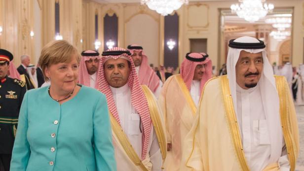 Merkel Saudi Arabien Kopftuch