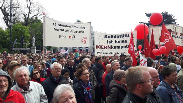 Krise der Wiener SPÖ überschattet Mai-Aufmarsch