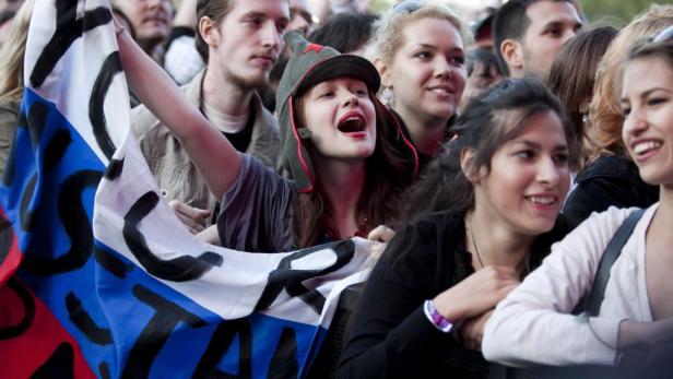 Ein Blick auf das Sziget-Festival 2011