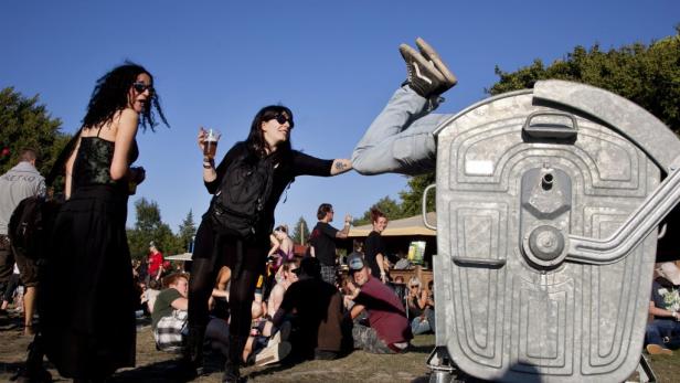 Ein Blick auf das Sziget-Festival 2011