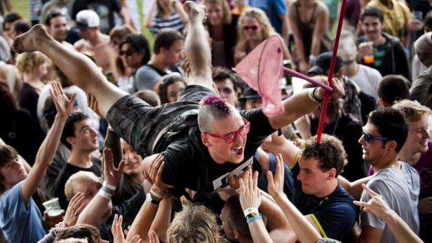 Ein Blick auf das Sziget-Festival 2011