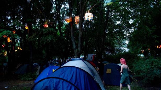 Ein Blick auf das Sziget-Festival 2011