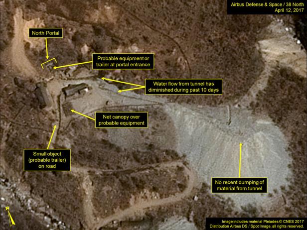Gesteigerte Aktivität auf nordkoreanischem Atomtest-Gelände