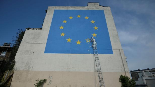 Banksy hinterlässt Brexit-Kunstwerk in Dover