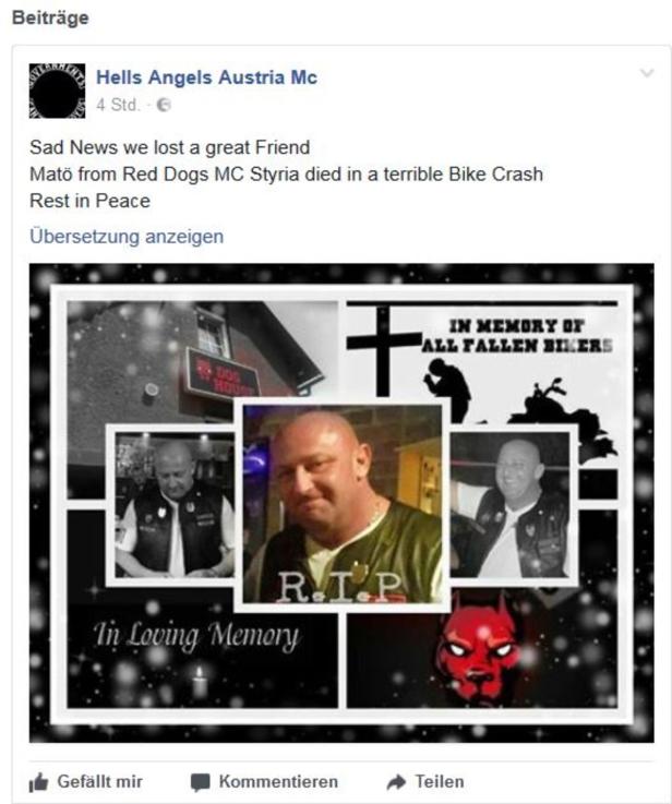Graz: Rocker-Chef stirbt bei Unfall