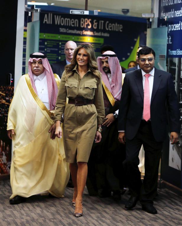 Melania Trump: Luxus-Outfits für Saudi-Arabien