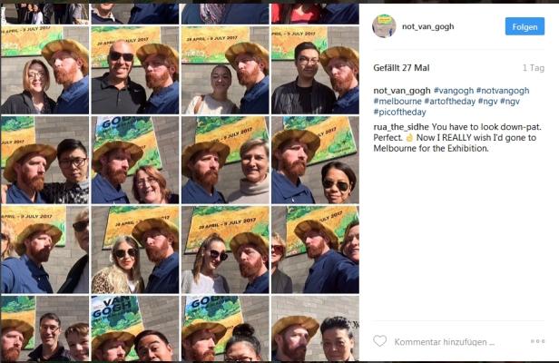 Van Gogh: Instagram vs. Willem Dafoe