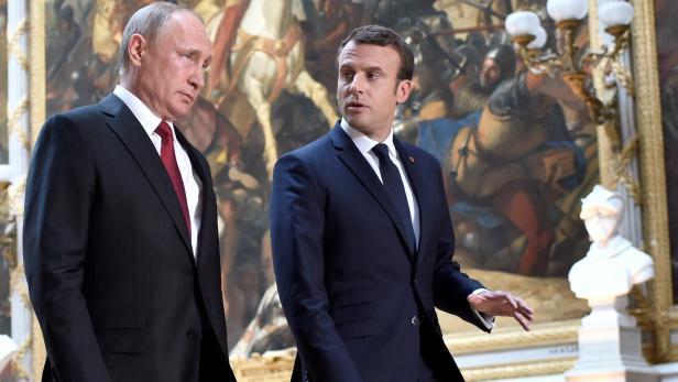 Macron setzte Putin mit Coolness unter Druck
