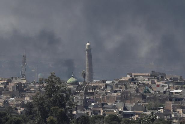 Symbolträchtiges Minarett in Mossul gesprengt