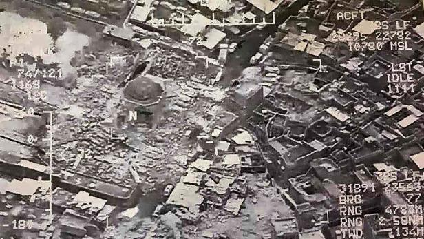 Schiefes Minarett in Mossul gesprengt: "Damit gesteht IS Niederlage ein"
